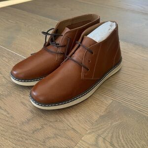Brown Leather Boys Boots